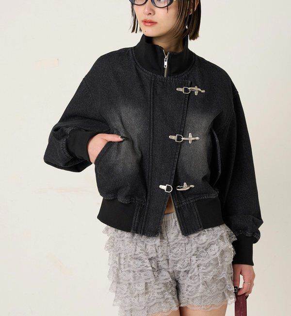  「FIREMAN SHORT BLOUSON(LEATHER/DENIM)」|ブルゾン・スタジャン|