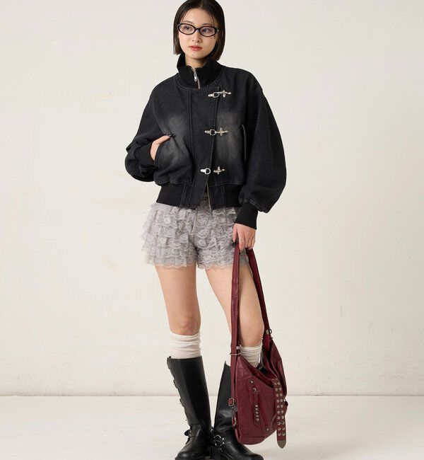  「FIREMAN SHORT BLOUSON(LEATHER/DENIM)」|ブルゾン・スタジャン|