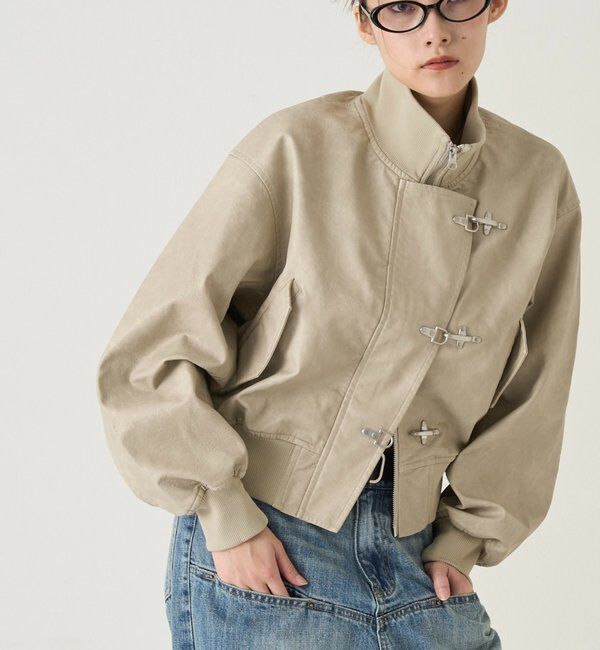  「FIREMAN SHORT BLOUSON(LEATHER/DENIM)」|ブルゾン・スタジャン|