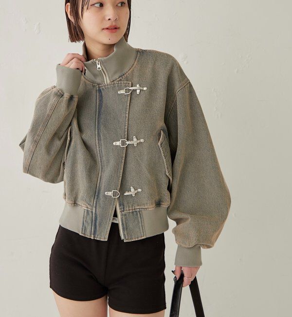  「FIREMAN SHORT BLOUSON(LEATHER/DENIM)」|ブルゾン・スタジャン|