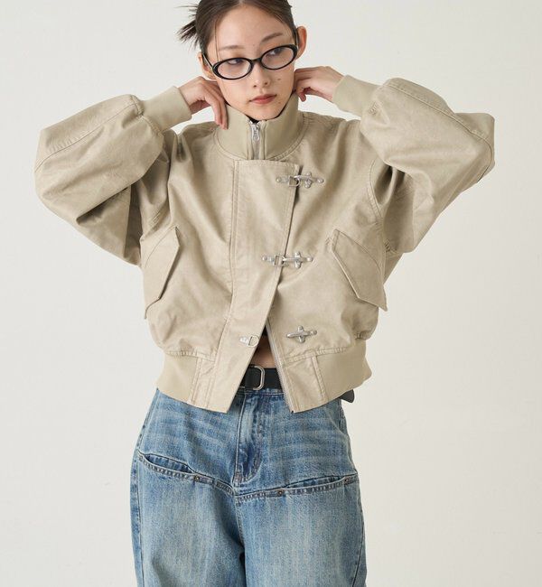  「FIREMAN SHORT BLOUSON(LEATHER/DENIM)」|ブルゾン・スタジャン|