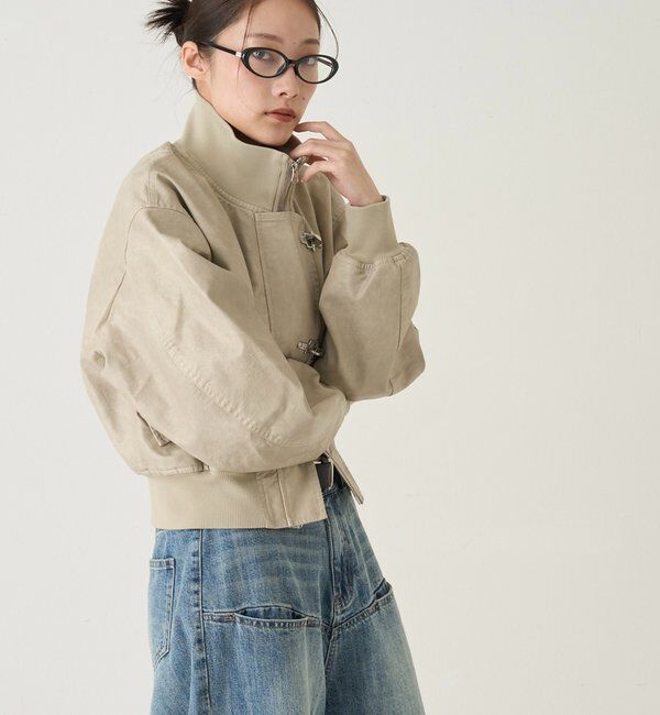  「FIREMAN SHORT BLOUSON(LEATHER/DENIM)」|ブルゾン・スタジャン|