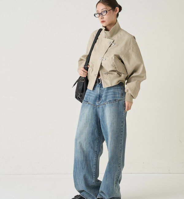  「FIREMAN SHORT BLOUSON(LEATHER/DENIM)」|ブルゾン・スタジャン|