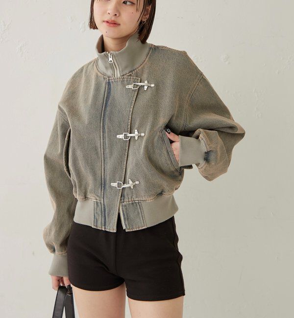  「FIREMAN SHORT BLOUSON(LEATHER/DENIM)」|ブルゾン・スタジャン|