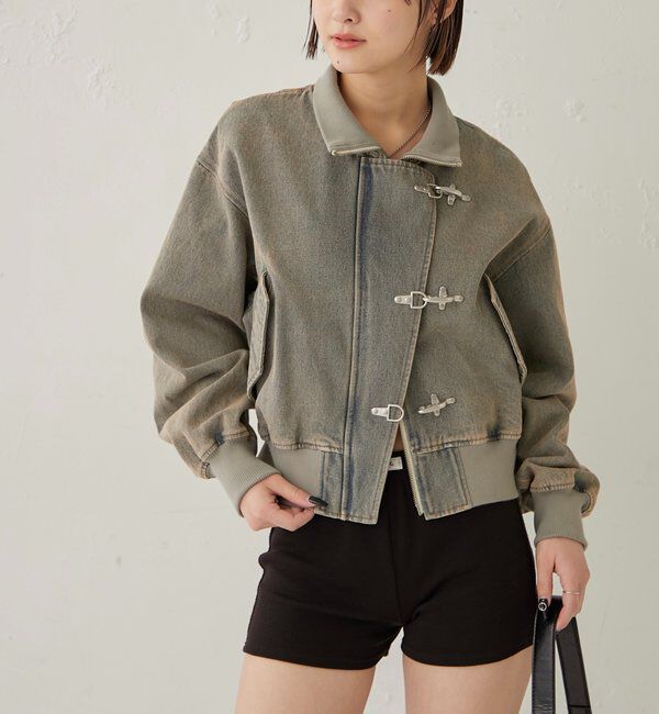  「FIREMAN SHORT BLOUSON(LEATHER/DENIM)」|ブルゾン・スタジャン|