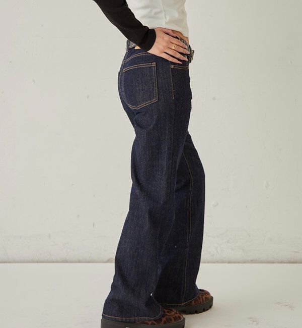  「DENIM TIGHT FLARE PANTS」|デニム|