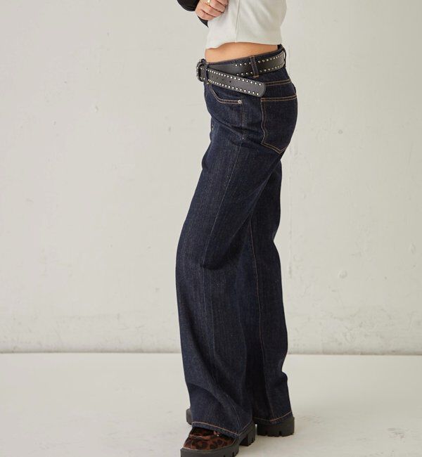  「DENIM TIGHT FLARE PANTS」|デニム|