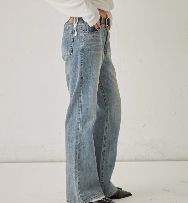  「DENIM TIGHT FLARE PANTS」|デニム|