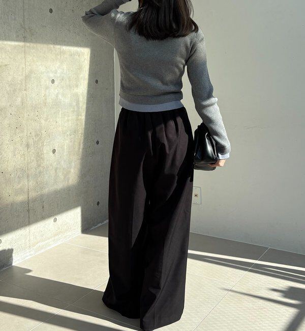  「バイカラーレイヤードカーディガン」|カーディガン|