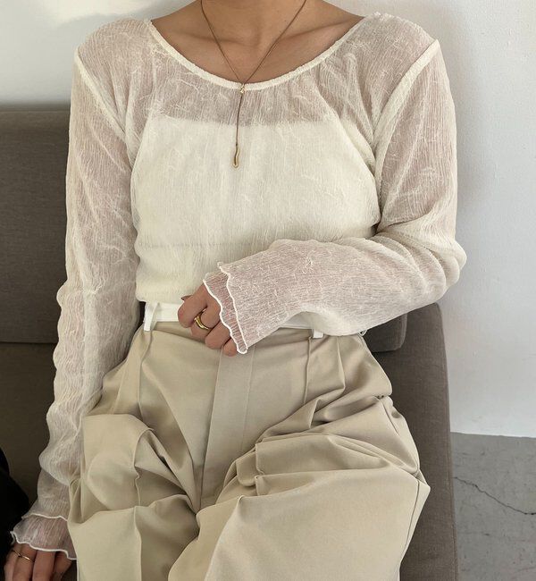  「ワッシャーリバプルオーバー」|Tシャツ・カットソー|