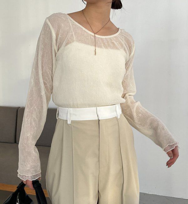  「ワッシャーリバプルオーバー」|Tシャツ・カットソー|