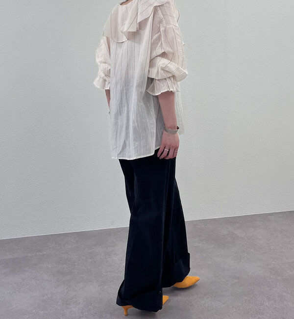  「フリルカラーブラウス」|シャツ・ブラウス|