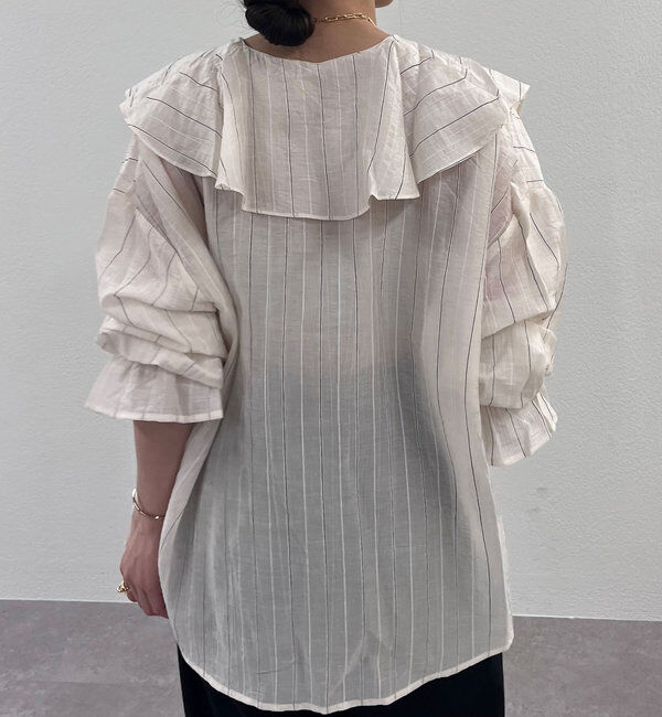  「フリルカラーブラウス」|シャツ・ブラウス|