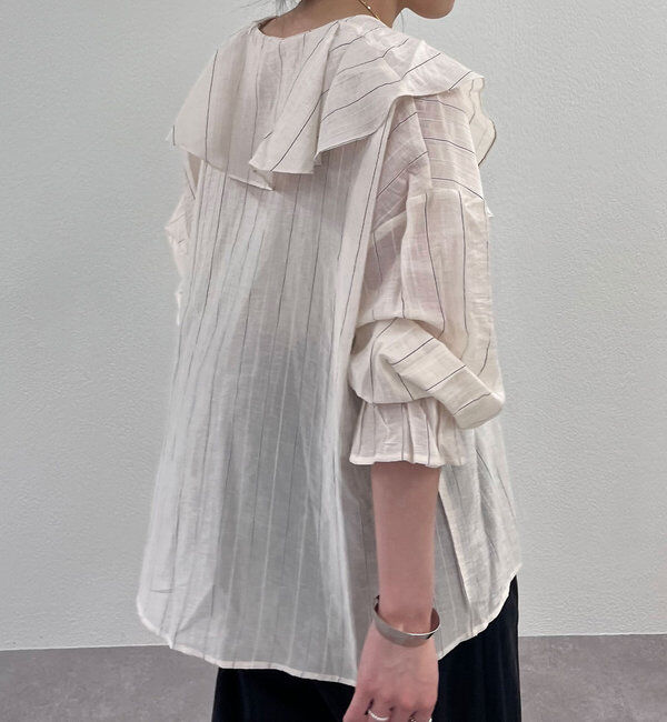  「フリルカラーブラウス」|シャツ・ブラウス|