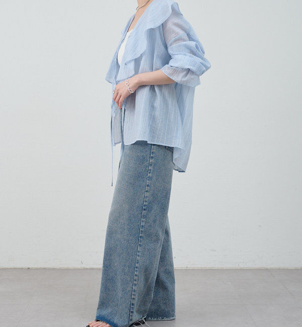  「フリルカラーブラウス」|シャツ・ブラウス|