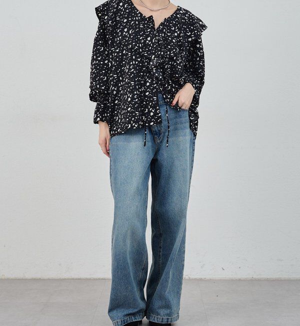  「フリルカラーブラウス」|シャツ・ブラウス|