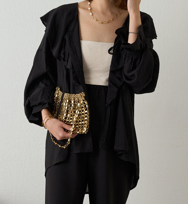  「フリルカラーブラウス」|シャツ・ブラウス|