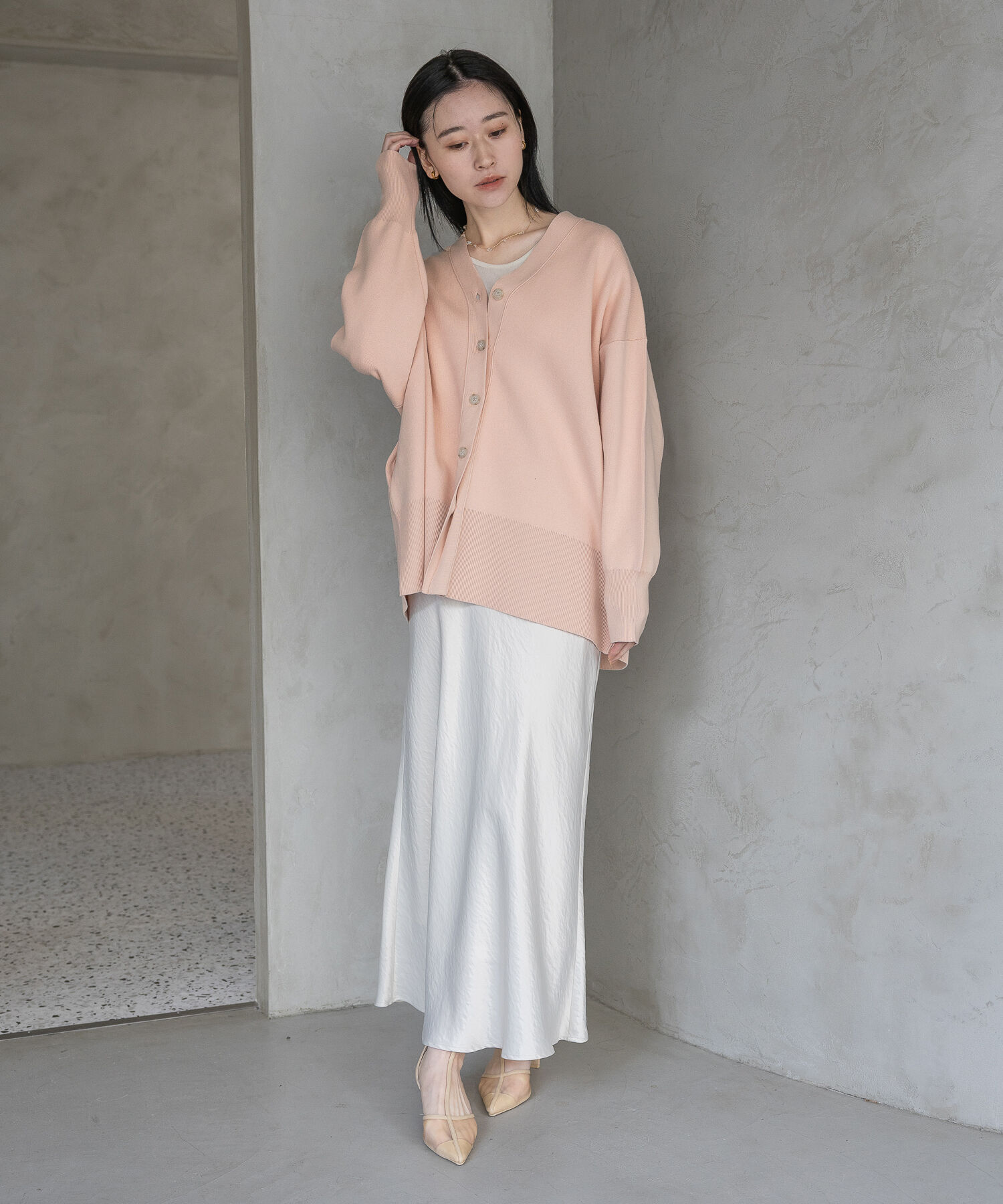 A part by 「【新色追加】スポンジニットBIGカーディガン」|ニット・セーター|