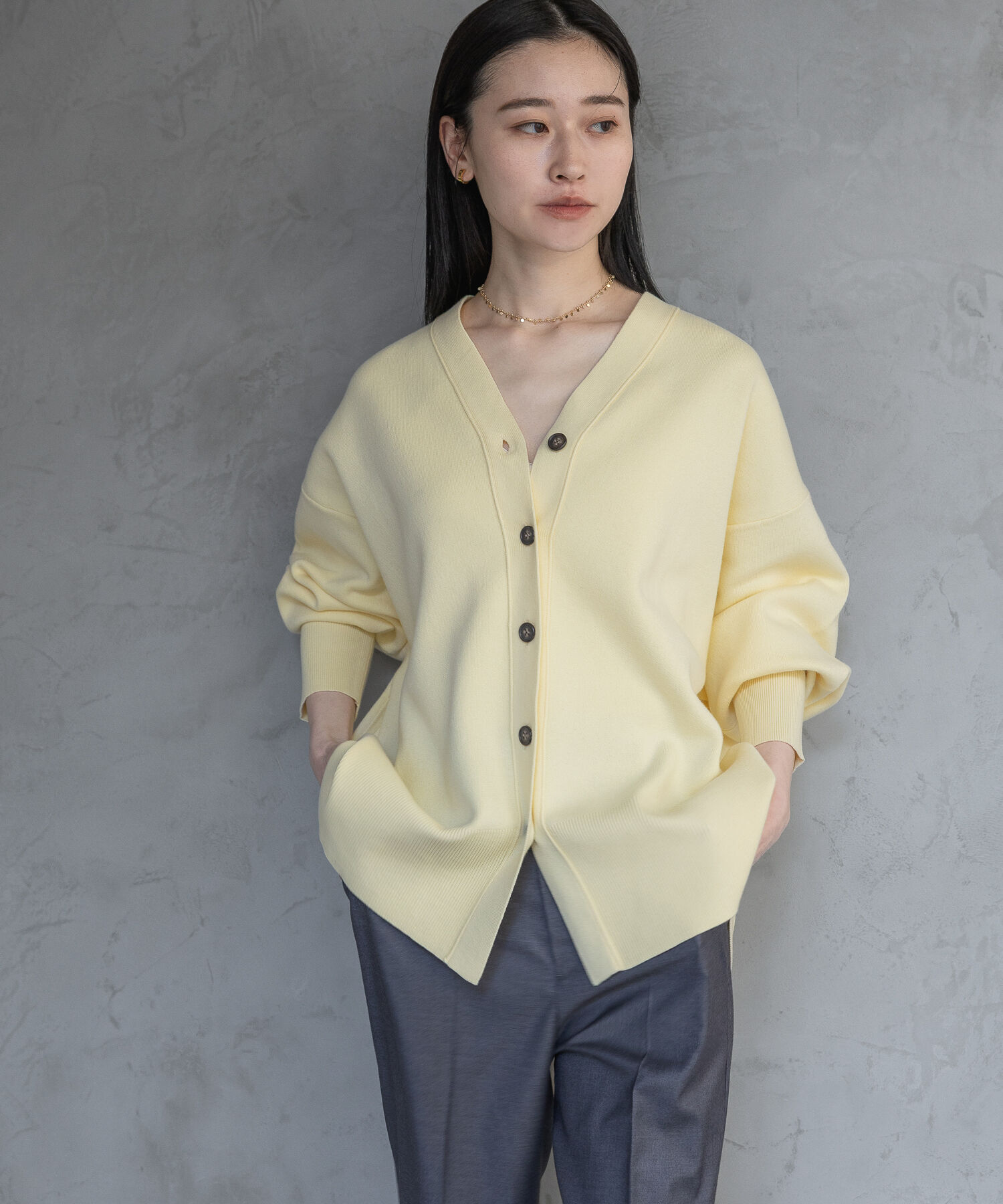 A part by 「【新色追加】スポンジニットBIGカーディガン」|ニット・セーター|