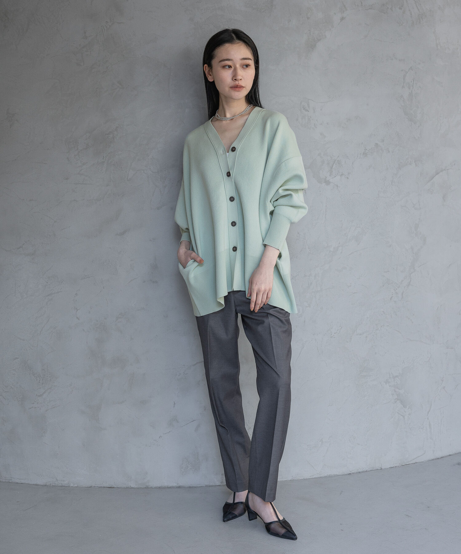 A part by 「【新色追加】スポンジニットBIGカーディガン」|ニット・セーター|