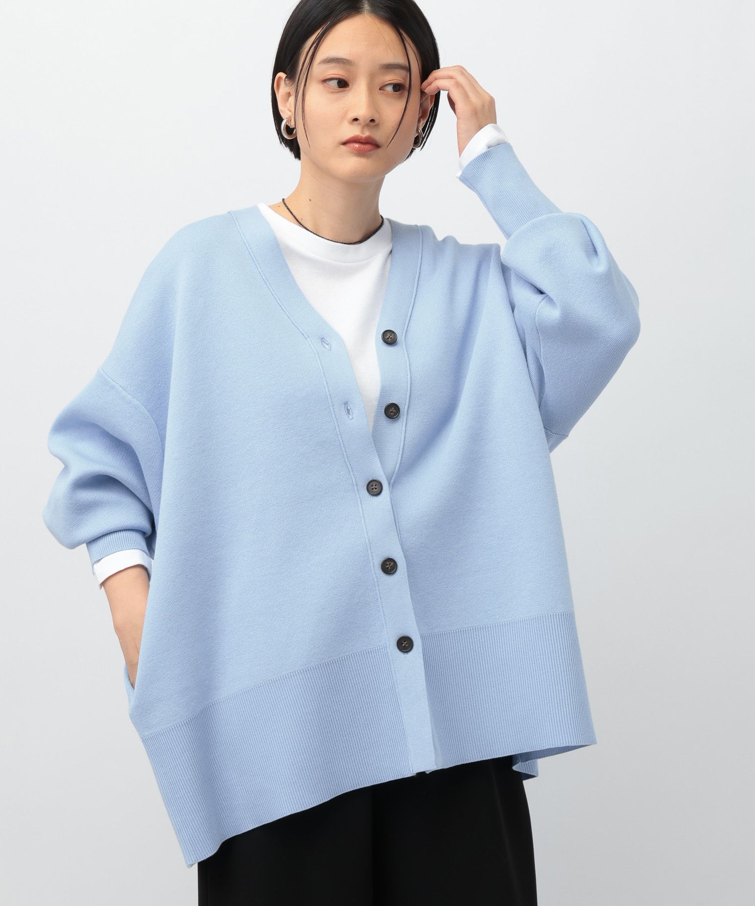 A part by 「【新色追加】スポンジニットBIGカーディガン」|ニット・セーター|