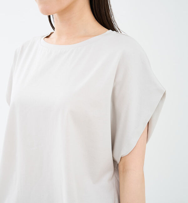 collex「【接触冷感・UVカット】コンパクトクールフレンチスリーブチュニック」|Tシャツ・カットソー|