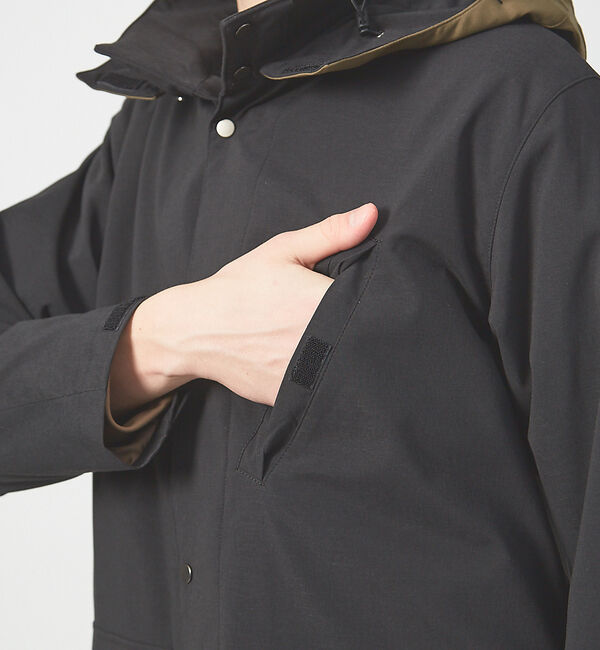 ABAHOUSE「【フード取外可】タスラン ストレッチ コート / スプリングコート」|アウトドア|