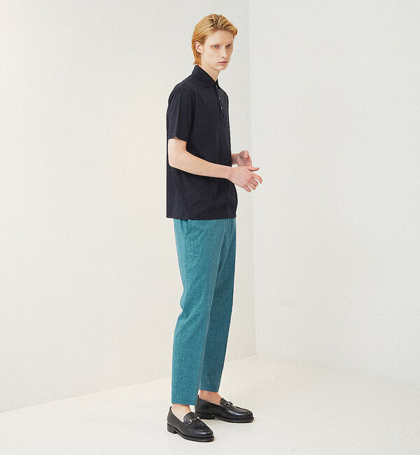 ABAHOUSE「コンパクト シルケット スムース ポロシャツ」|ポロシャツ|