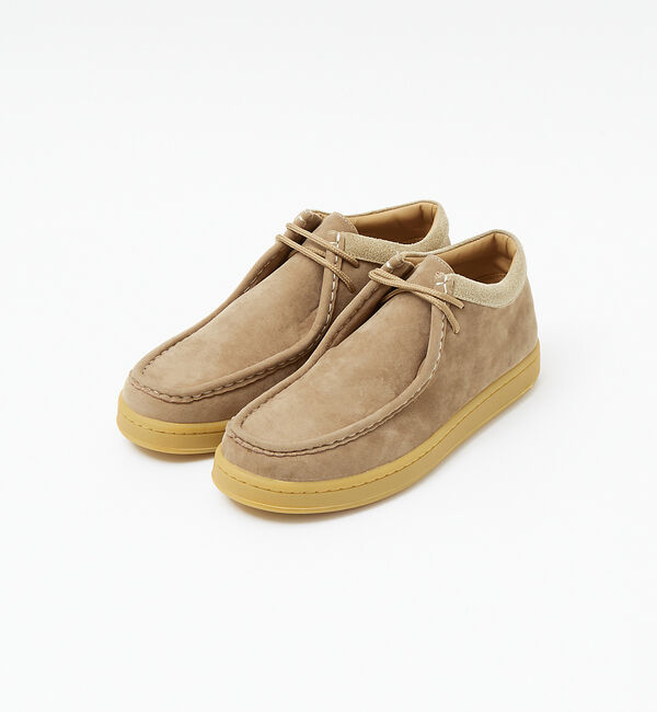 ABAHOUSE「WEB限定　レースアップ モカシン スニーカーブーツ」|モカシン|ベージュ