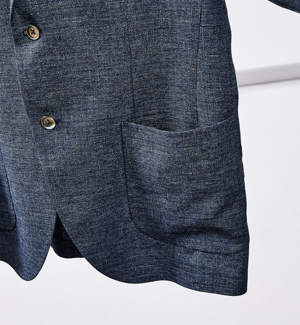 ABAHOUSE「【REDA】ウール&times;リネン メッシュジャケット」|テーラードジャケット|