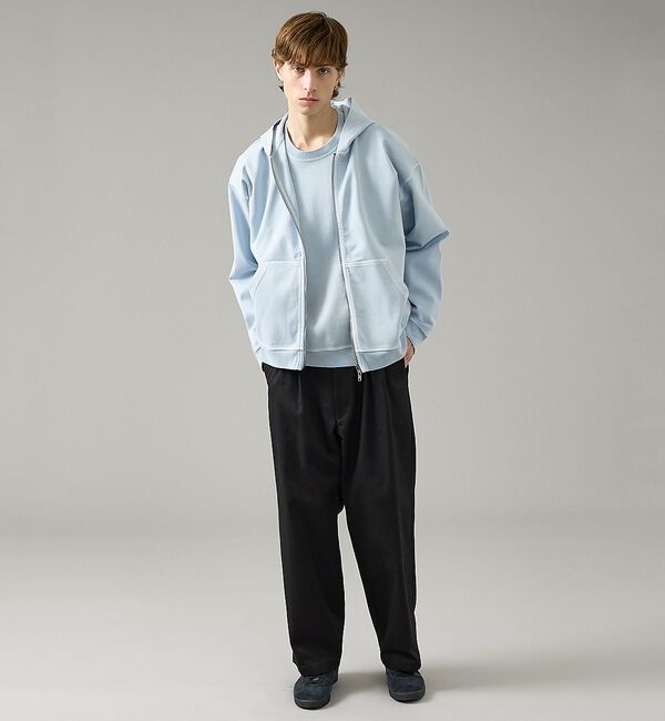 ABAHOUSE「【スウェットライク】フェード ポンチ　ダブルZIPパーカー」|パーカー|