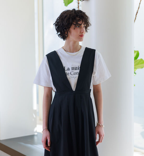 Rouge vif「ウエストタックジャンパースカート」|スカート|