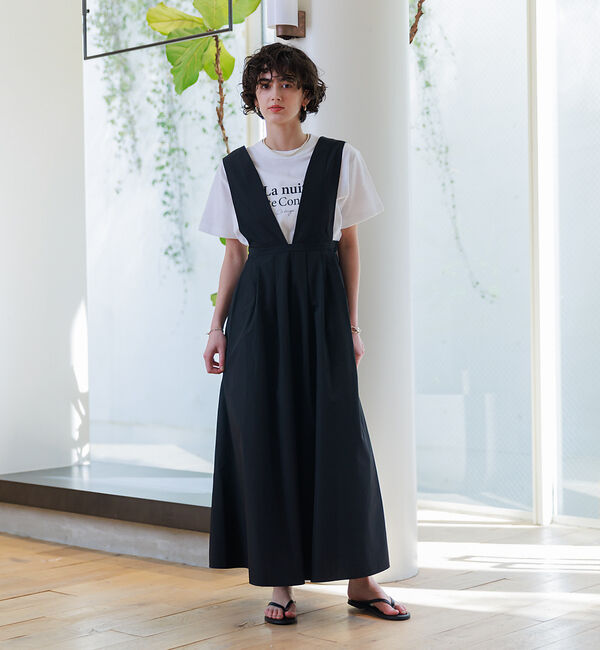 Rouge vif「ウエストタックジャンパースカート」|スカート|