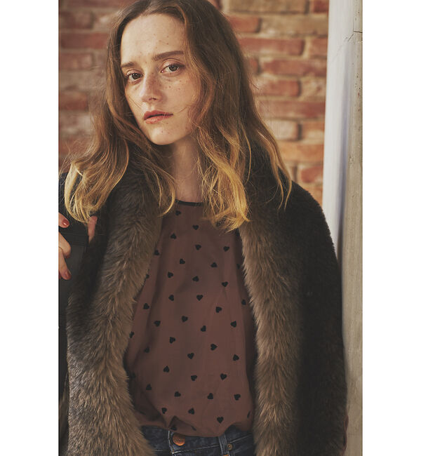 Rouge vif「【HELEN MOORE/ヘレンムーア】ベルト付エコファーストール◆」|マフラー|