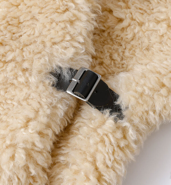 Rouge vif「【HELEN MOORE/ヘレンムーア】ベルト付エコファーストール◆」|マフラー|