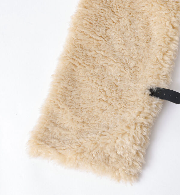 Rouge vif「【HELEN MOORE/ヘレンムーア】ベルト付エコファーストール◆」|マフラー|