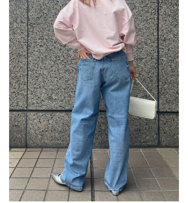 Rouge vif「【RED CARD/レッドカード】別注Dakota ルーズストレートデニム」|デニム|