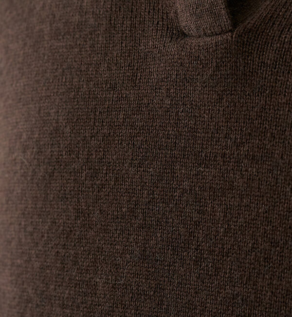 Rouge vif「カシミヤ混ウール襟付きスキッパーニット」|ニット・セーター|