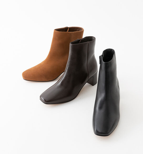 AU BANNISTER「【販売店舗限定】スクエアトゥブーツ」|ショートブーツ|
