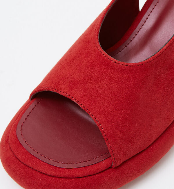 AU BANNISTER「【LAROUTE &times; COZ】プラットフォームサンダル」|サンダル|