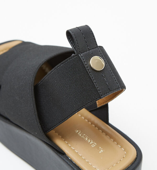 AU BANNISTER「エラスティッククロスウェッジサンダル」|サンダル|