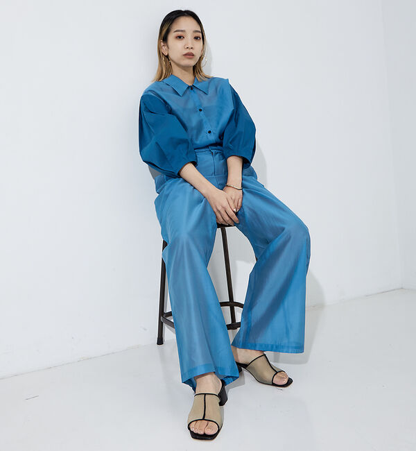 NOMINE「【セットアップ着用可】シアー ワイドパンツ」|その他|