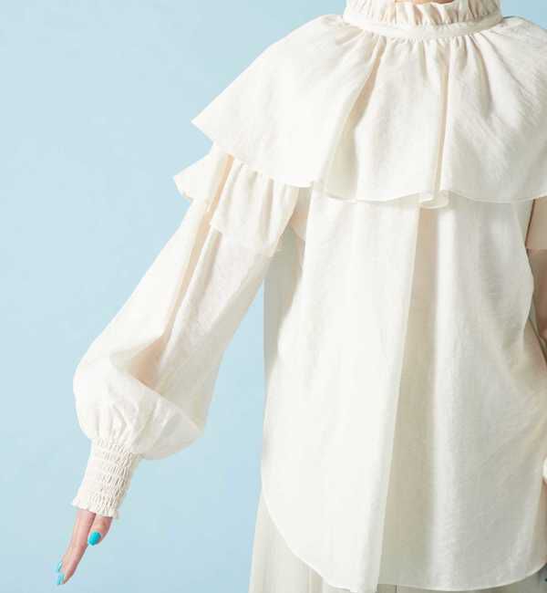 TIARA「2WAYフリルブラウス」|シャツ・ブラウス|