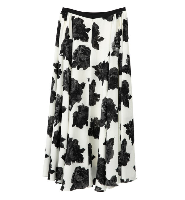 TIARA「オールドローズプリントサイドタックサーキュラースカート」|スカート|