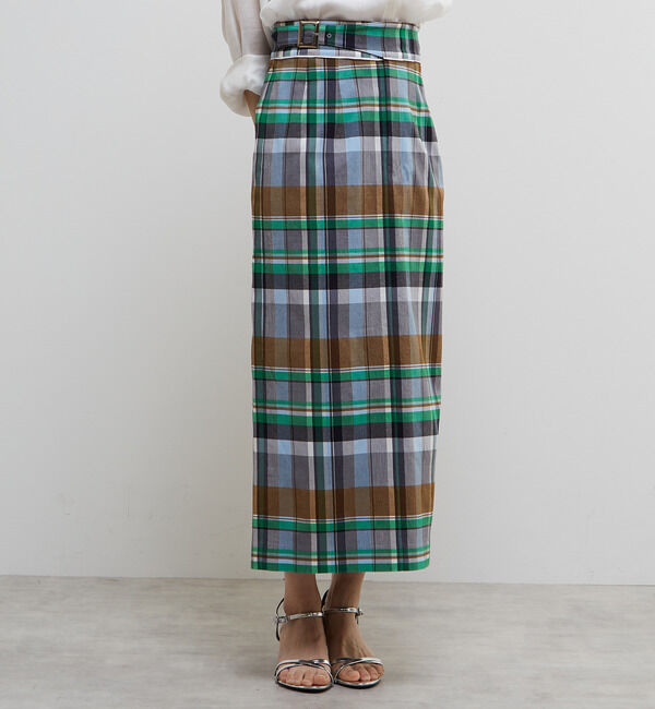 Soffitto「ベルト付きストレッチタイトスカート」|スカート|