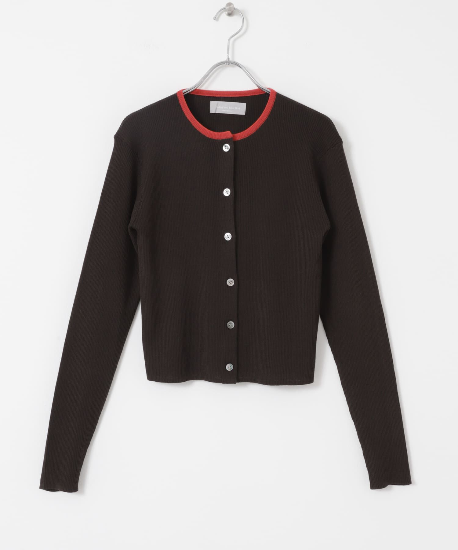 URBAN RESEARCH DOORS「『別注』Audrey and John Wad&times;DOORS　バイカラーカーディガン」|カーディガン|