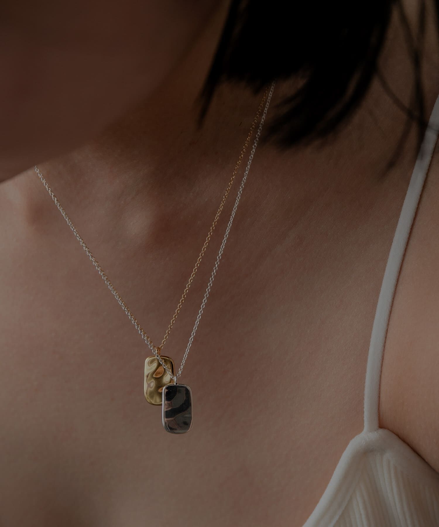 SMELLY「SMELLY so&rsquo;　rectangle plate necklace」|ネックレス|