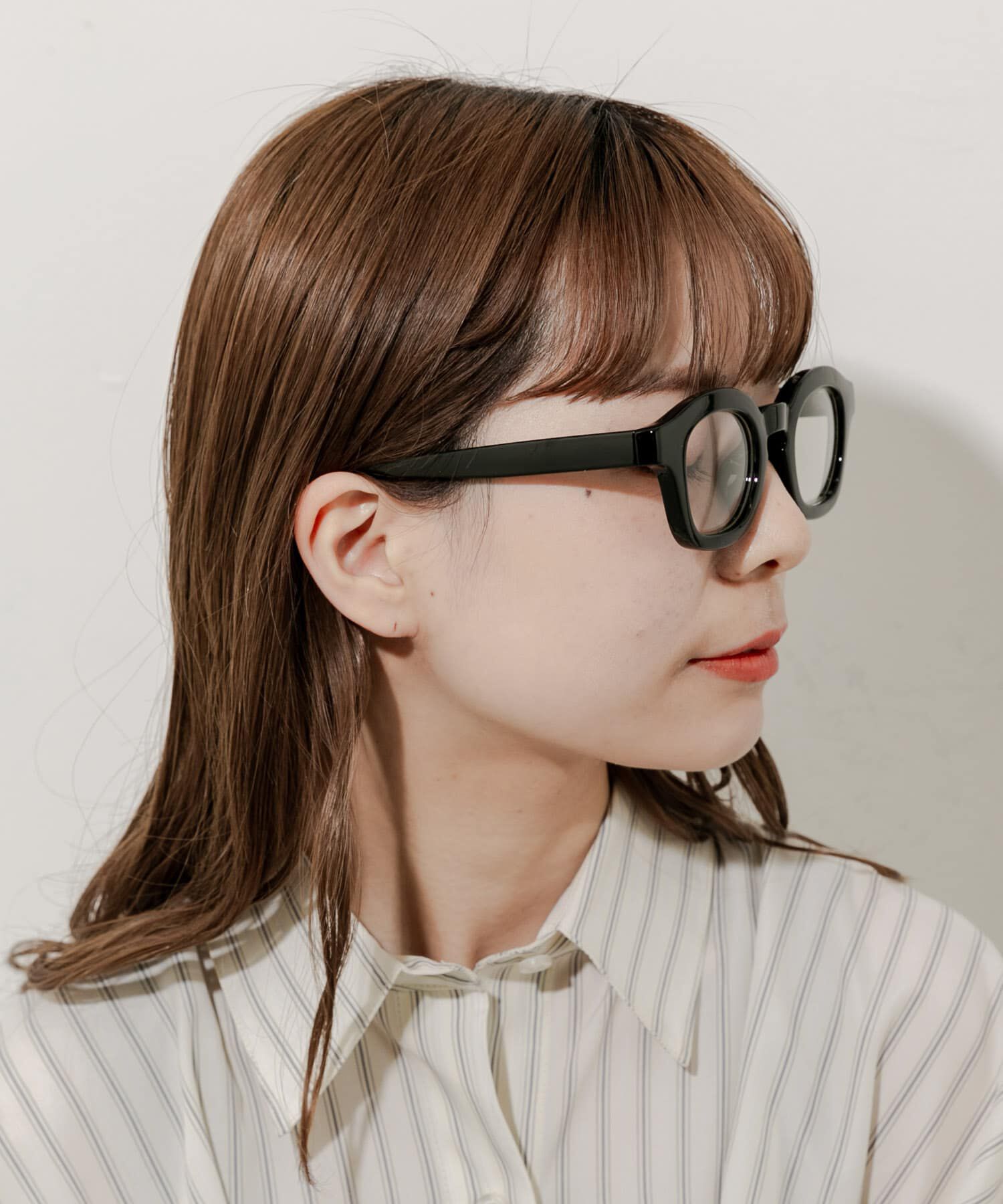 SMELLY「ワイドフレームダテメガネ」|メガネ|