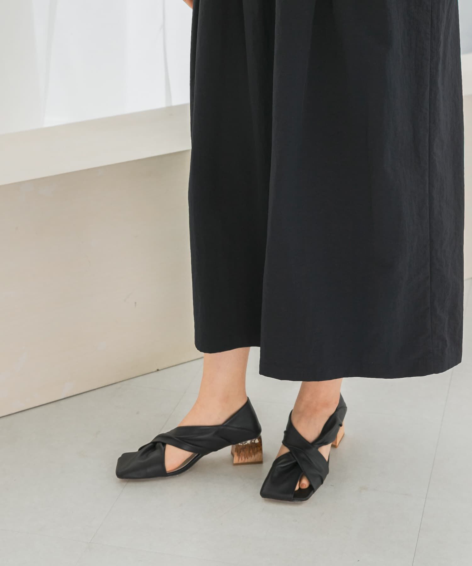 URBAN RESEARCH ROSSO「撥水UVピンタックコクーンスカート」|スカート|