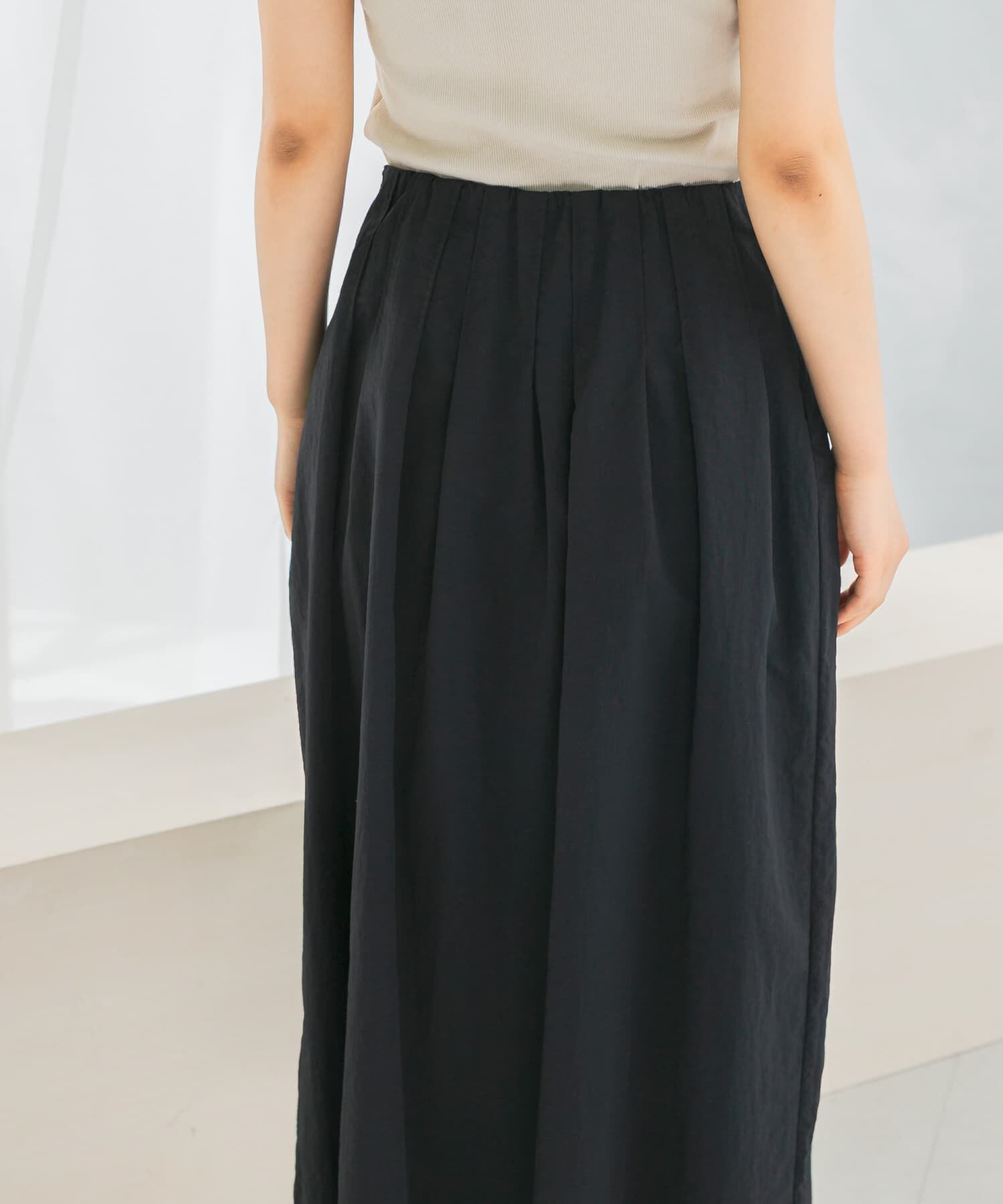 URBAN RESEARCH ROSSO「撥水UVピンタックコクーンスカート」|スカート|